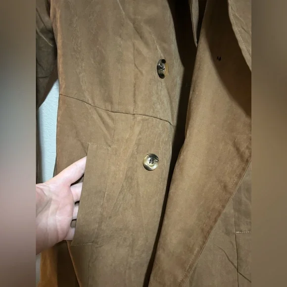 NWT Alunalevi Autum jacket tench coat style- size l/xl - Picture 8 of 11